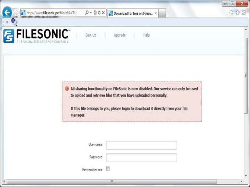Filezonic FileSonic y Upladed.to, dos hosting de archivos que también cerraron