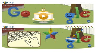Google celebra 15 años de creación con divertido doodle