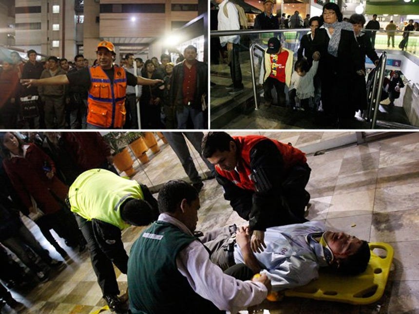 Así fue el simulacro nocturno de sismo y tsunami en el Centro Cívico