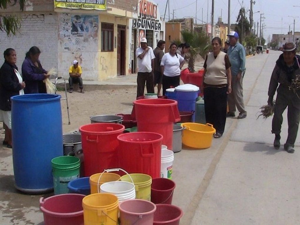 Se inician cortes de agua potable en Arequipa