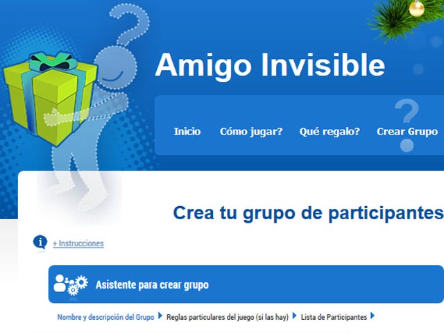 Captura pantalla / amigoinvisible.info