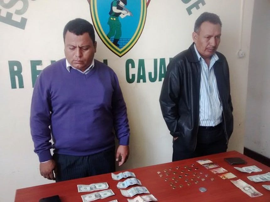 Cajamarca: sujetos intentaban estafar con el cuento de las monedas de oro