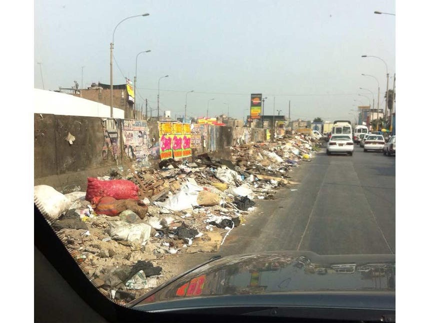 Continúa el botadero de basura en la avenida Nicolás Ayllón