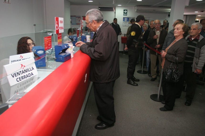 De acuerdo a las estadísticas de la SBS los pensionistas en el país suman a la fecha 89 mil. Y este 2016 cumplirían 65 años entre 6 y 7 mil trabajadores.