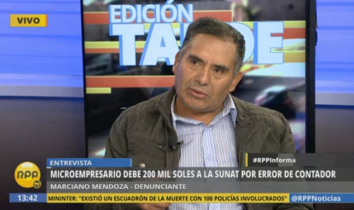 Marciano Mendoza confesó que estuvo a punto de suicidarse