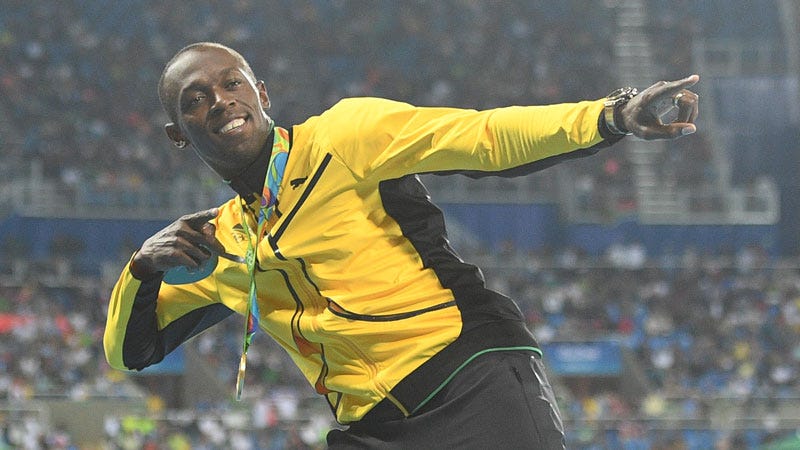 Usain Bolt recibió su medalla de oro de los 100 metros planos en Río 2016