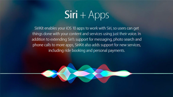 iOS 10 integra Siri y apps.
