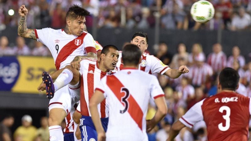 Paolo Guerrero siempre fue titular en todos los partidos de Perú en las Eliminatorias Rusia 2018. 