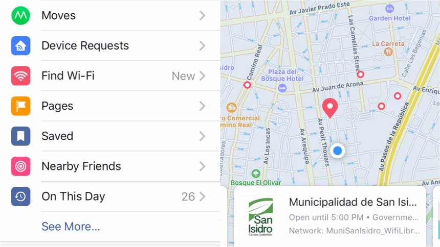 Así funciona la aplicación en iOS.