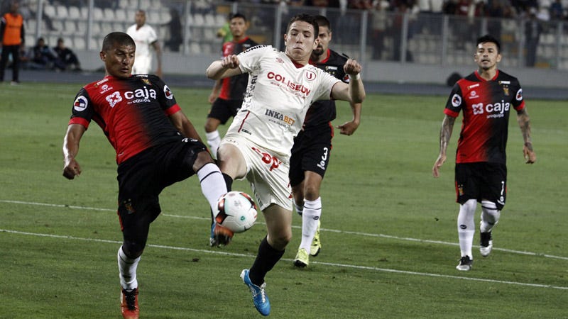 El único partido que disputó este año en Arequipa, Universitario cayó por 5-2.