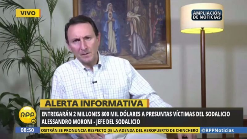 El anuncio de la reparación a las víctimas fue hecha por Alessandro Moroni, superior general de la institución, mediante un video difundido este sábado por RPP Noticias.