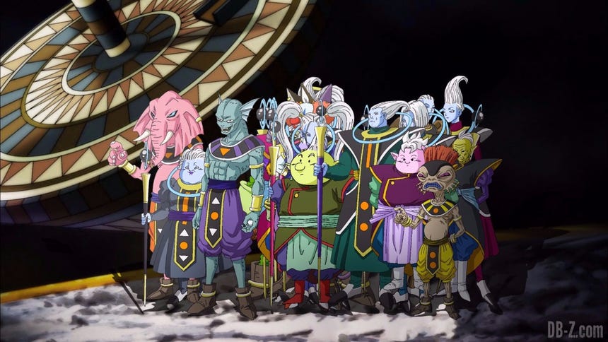 Se reveló los nombres de los doce ángeles, kaioshin y dioses de la destrucción.