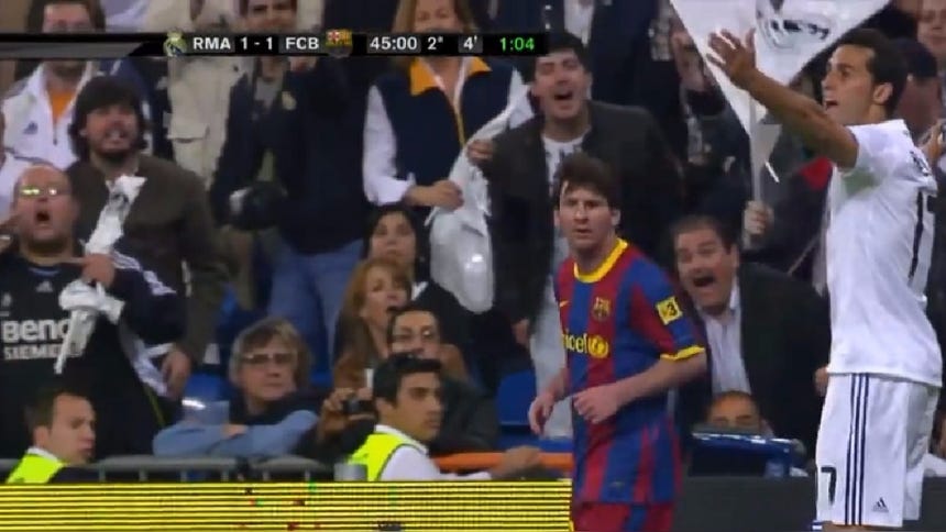 Video | El día que Lionel Messi enfureció a la hinchada del Madrid