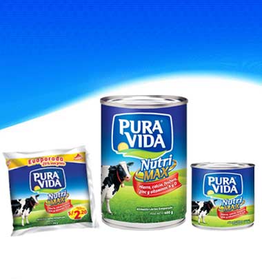 Marca del Grupo Gloria, contiene leche de soya, saborizante artificial. grasa vegetal de palma.