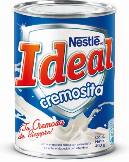 Marca del Grupo Nestlé, contiene suero de leche y leche entera.