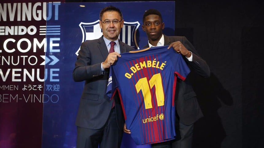 El Barcelona tiene la intención de contratar a uno o dos jugadores más tras el fichaje de Dembélé.