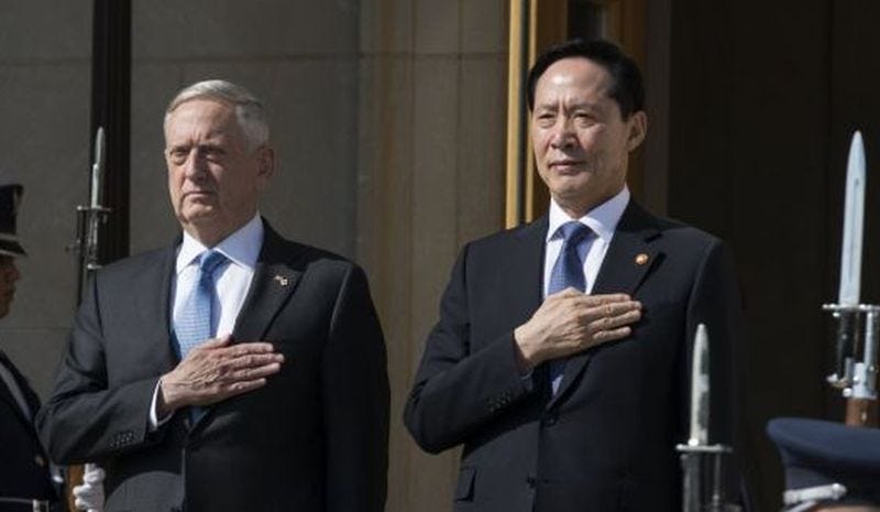 El Secretario de Defensa, James Mattis se reunió este miércoles con su par surcoreano Song Young-moo en el Pentágono.