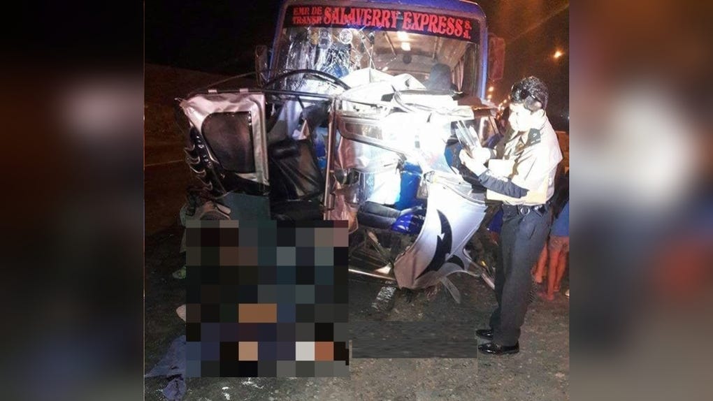 Un muerto y dos heridos deja otro accidente de tránsito en Trujillo