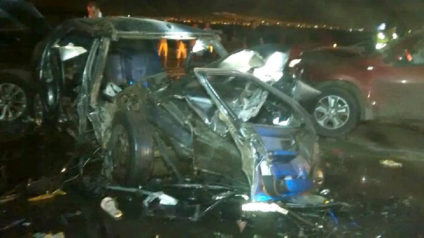 Tres muertos y seis heridos deja triple choque vehicular en Trujillo