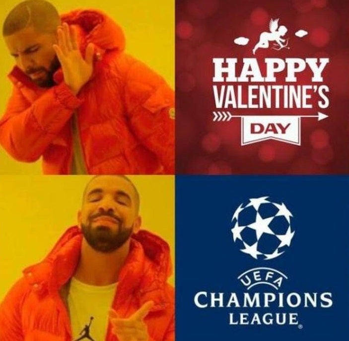 Champions League: memes por el regreso del torneo y día de San Valentín
