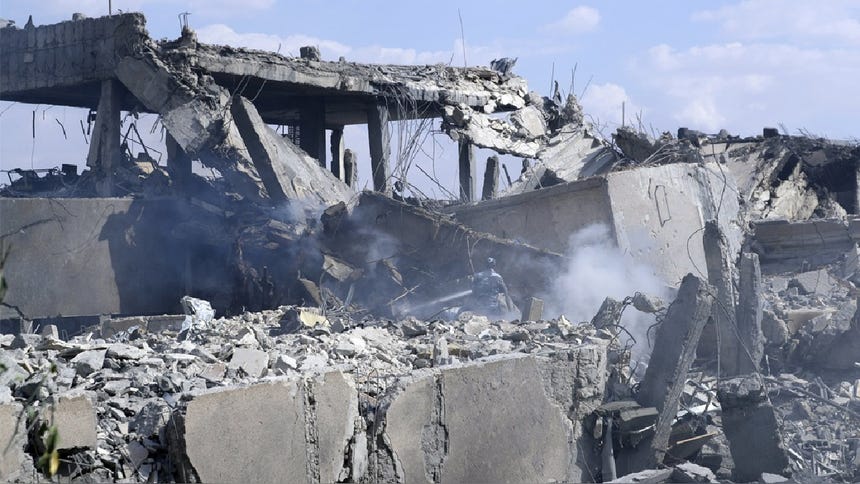 Centro de investigación científica de Siria bombardeado.