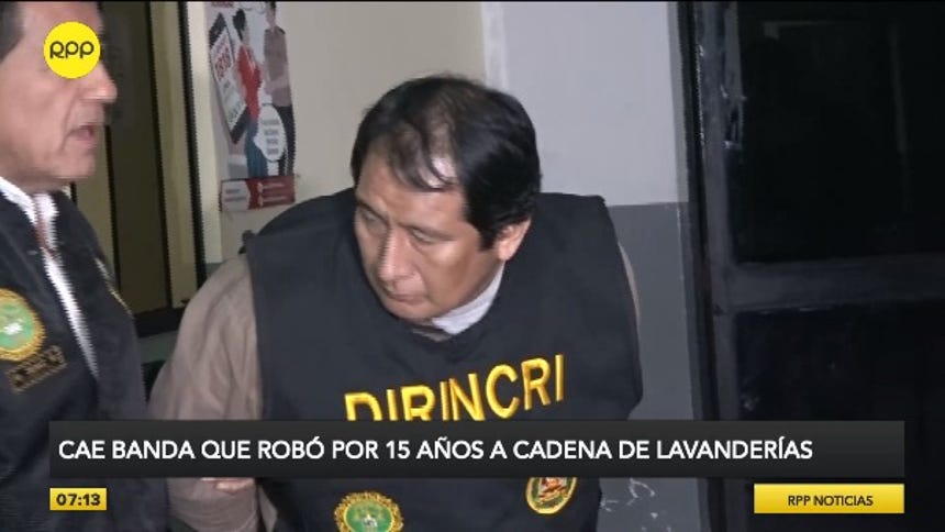PNP captura delincuentes que robaron una lavandería de manera ...