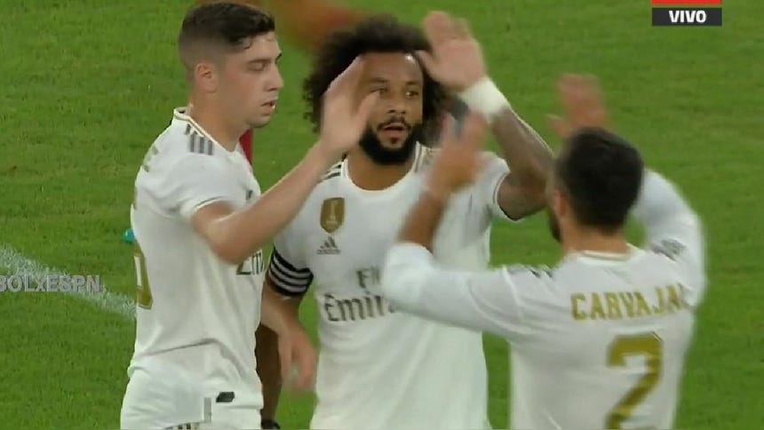 Real Madrid vs. Roma VER GOL: Marcelo anotó el primer tanto de la 'Casa ...