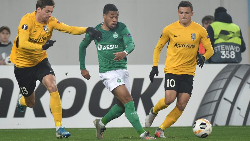 Écharpe Saint-Etienne Europa League 2019-20 – Supporters Verts, état Nickel