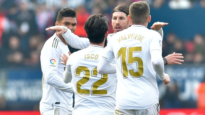 Real Madrid goleó 4-1 a Osasuna y sigue como líder de la Liga Santander