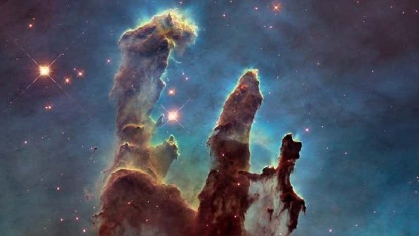 La NASA reveló una nueva foto de “los pilares de la creación” en la ...