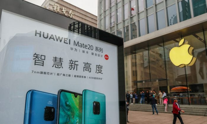 Apple y Huawei son algunas de las empresas tecnológicas afectadas por esta guerra comercial.