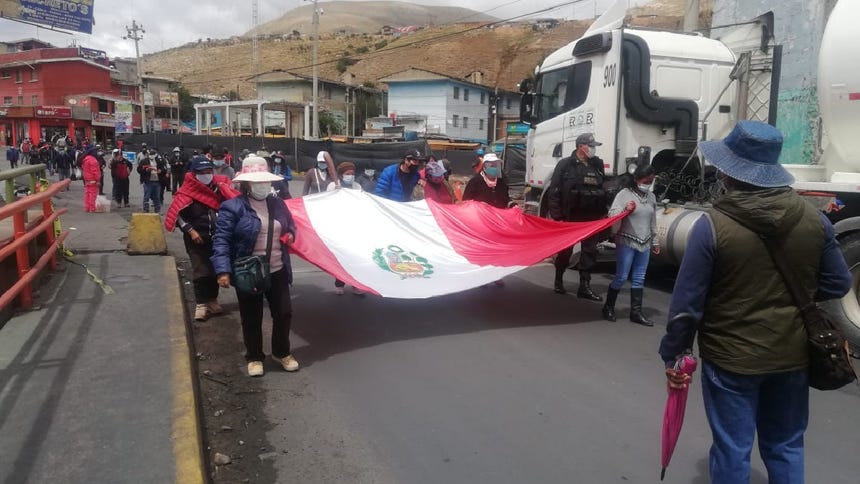 La Oroya: Trabajadores del Complejo Metalúrgico Doe Run Perú continúan con las protestas