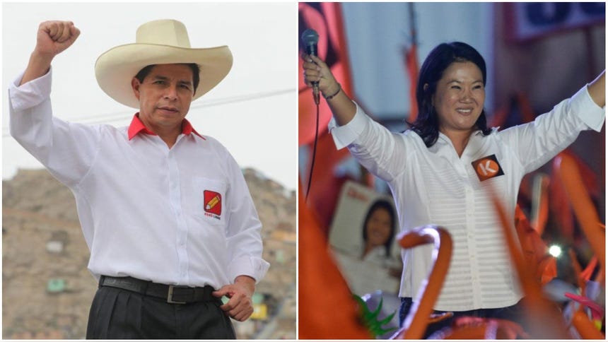 Elecciones 2021: Pedro Castillo y Keiko Fujimori pasan a la segunda ...