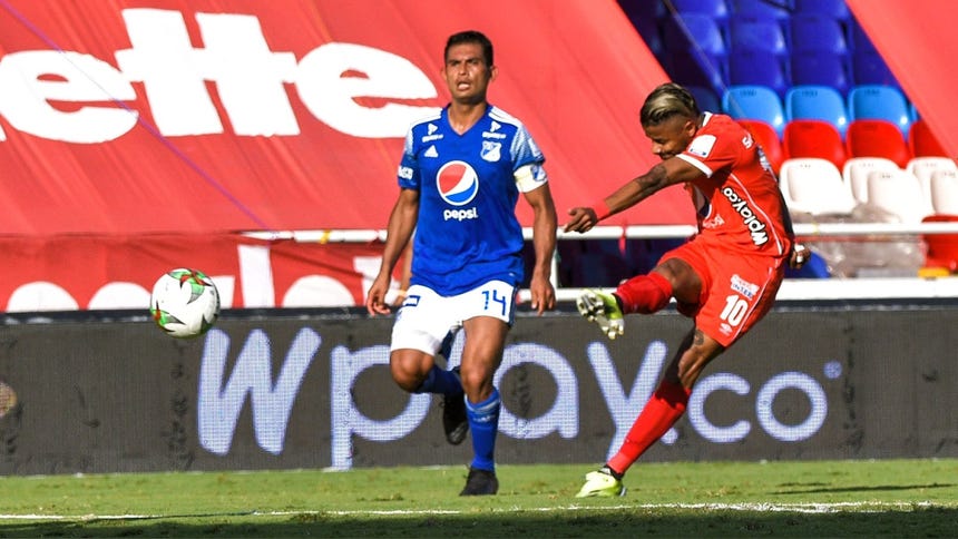 VER RESUMEN América de Cali perdió 2-1 ante Millonarios en la ida de ...
