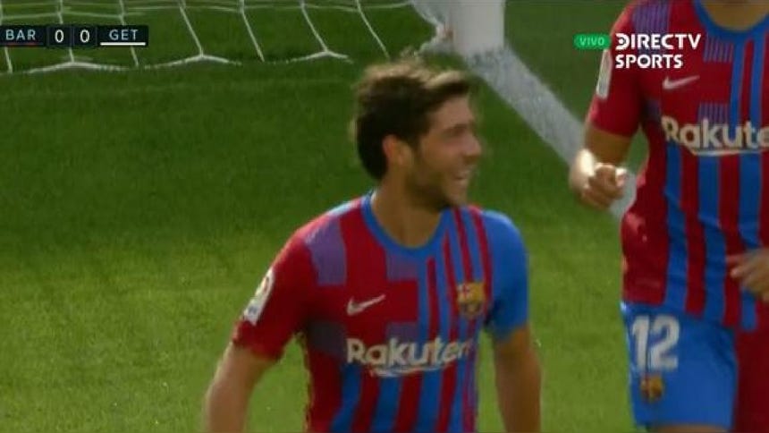 VER GOL - FC Barcelona vs. Getafe: Sergi Roberto puso el 1-0 en partido ...