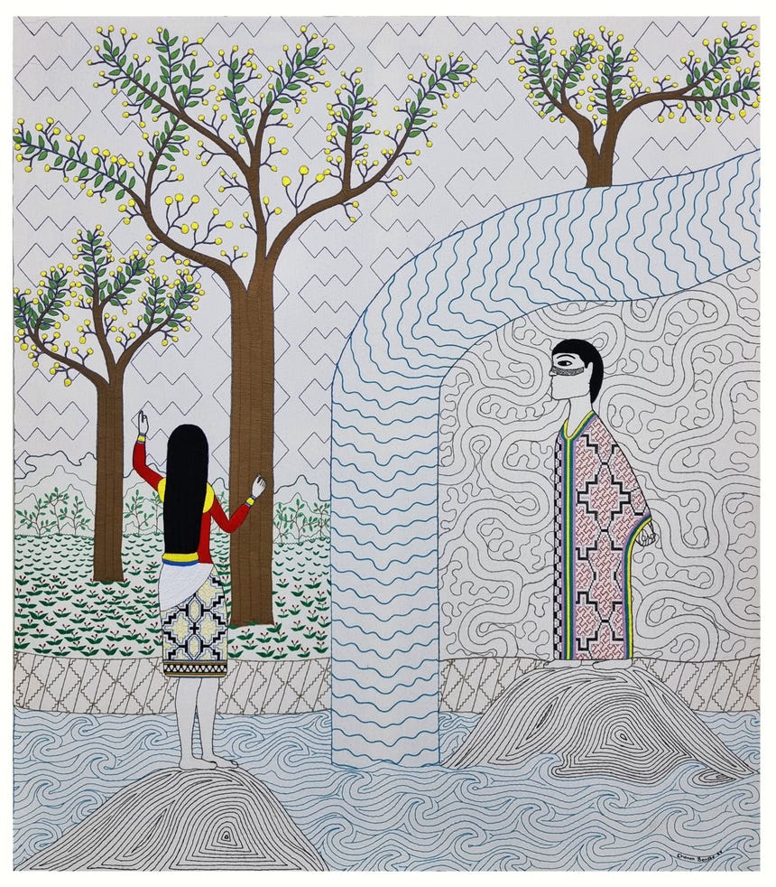 “Inin Paro” (El río de los perfumes medicinales), obra ganadora de Chonon Bensho.