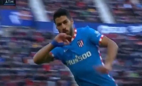 Este fue el golazo de Luis Suárez frente al Osasuna.