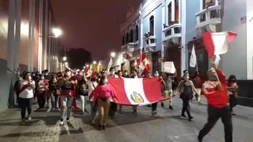Marcha contra Pedro Castillo: Así fueron las movilizaciones en las ...