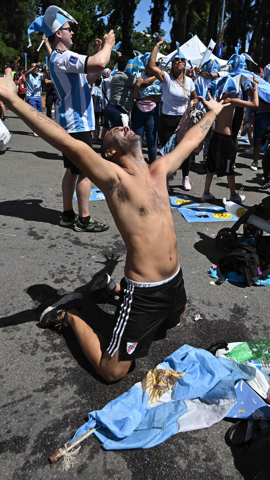 La fiesta en Argentina por el campeonato mundial en Qatar