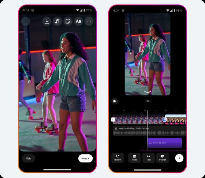 Reel Instagram apuesta más por los Reels con nuevo editor y buscador de ...