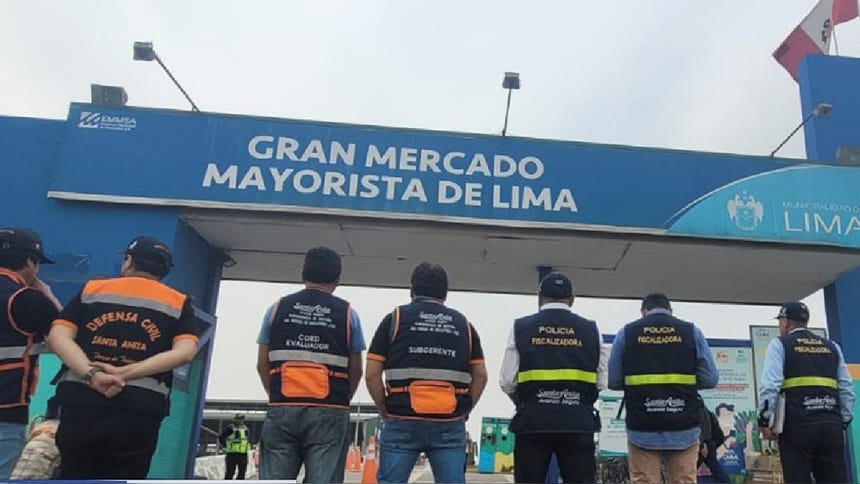 Municipalidad de Santa Anita clausura el Gran Mercado Mayorista de Lima