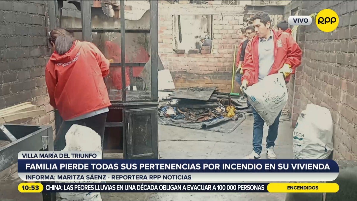 Ayuda comienza a llegar a familia damnificada por incendio