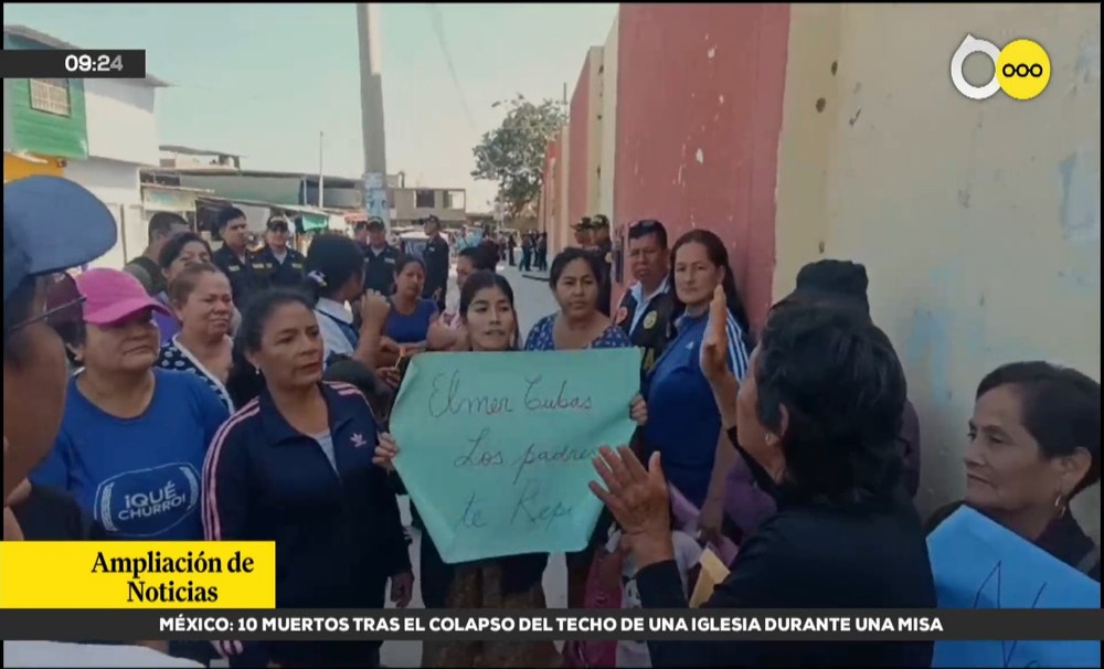 Chiclayo: padres de familia tomaron colegio de Tumán para exigir mejoras en infraestructura 