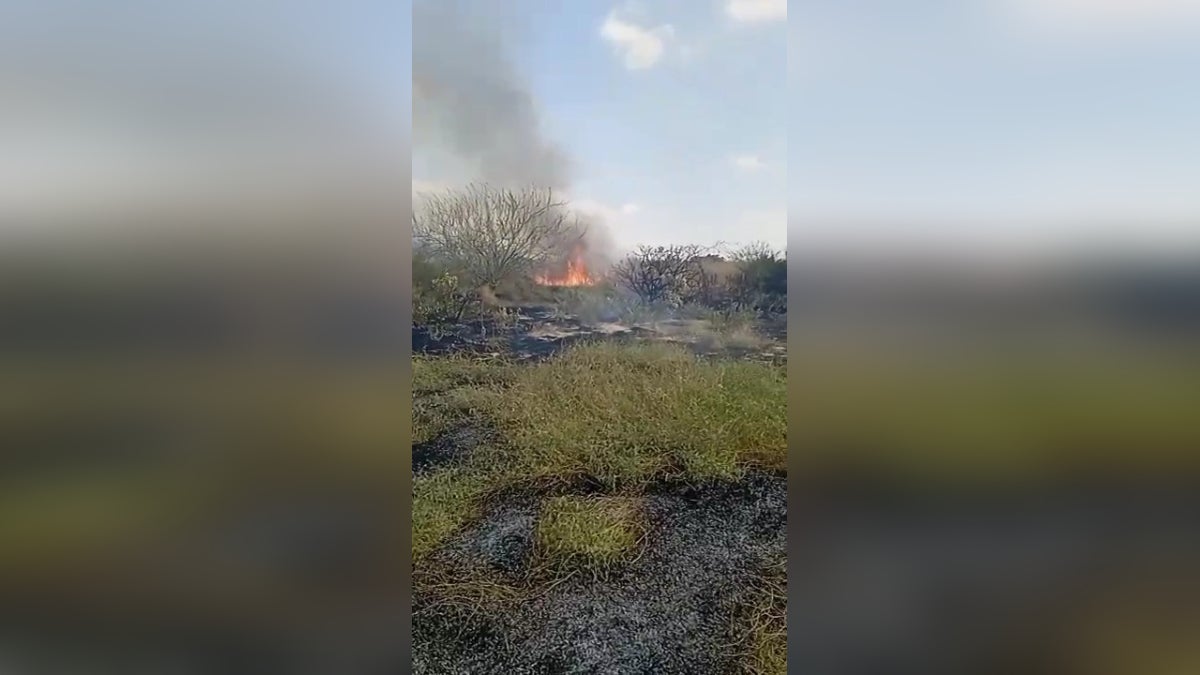El fuego amenaza con extenderse y arrasar con campos de cultivo