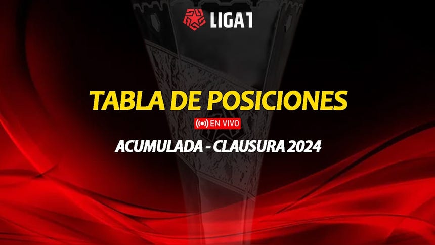 Tabla de posiciones EN VIVO Clausura 2024 última fecha 17 hoy DIRECTO ...