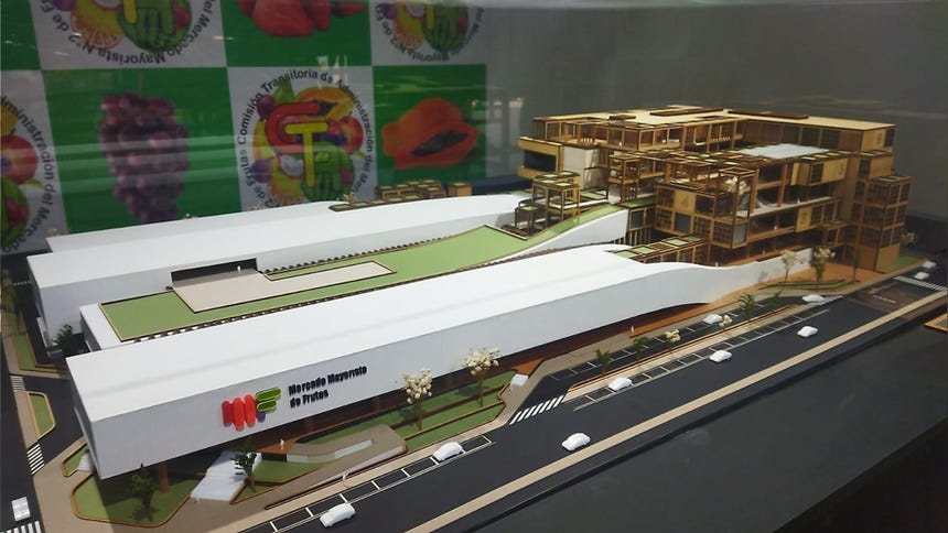 Remodelación del Mercado de Frutas N° 2 de La Victoria en maqueta