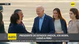 El presidente de Estados Unidos, Joe Biden, llegó a Perú para participar en APEC 2024