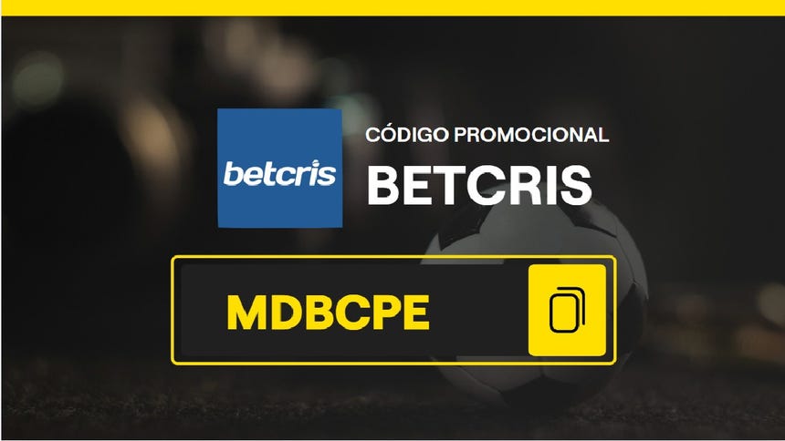 Código promocional Betcris MDBCPE: bono del 200% + 20 giros gratis