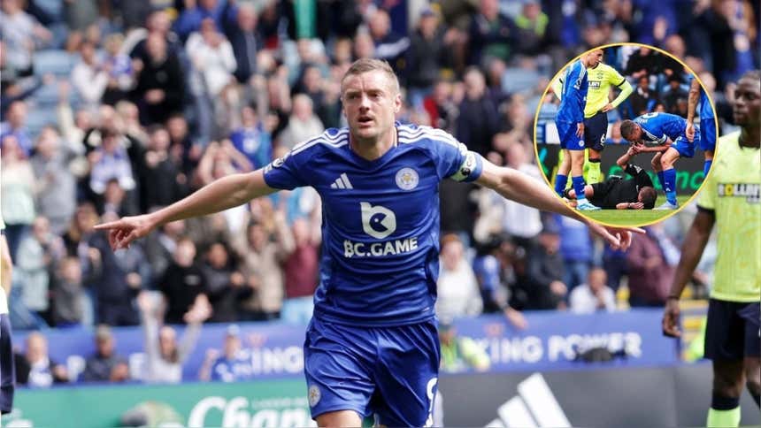 Leicester vs. Southampton: árbitro cayó al suelo lesionado y Jamie ...