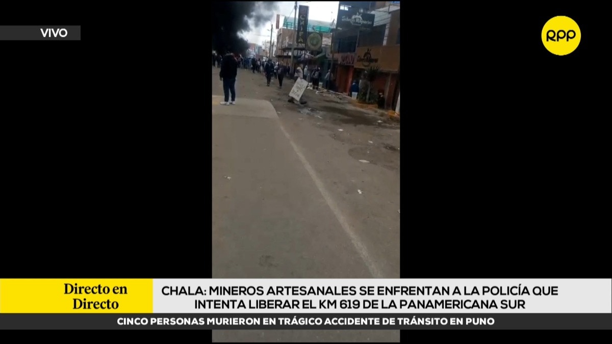 Enfrentamientos en Chala. 